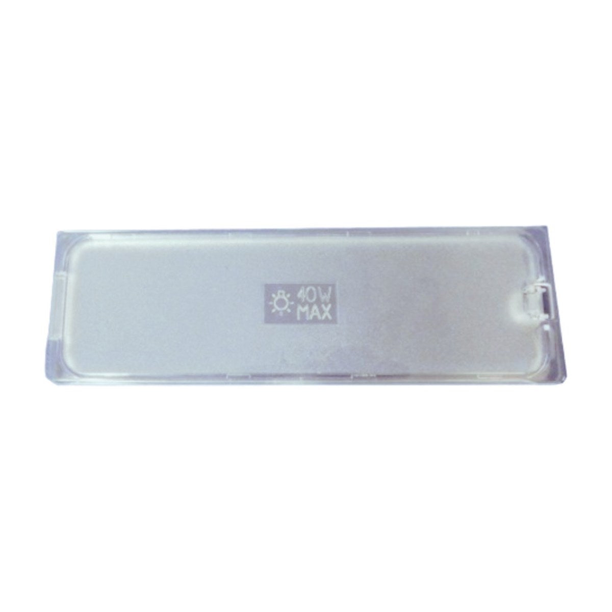 103125 genuine Omega rangehood light lens cover for 40W lamp, view 2 view 2