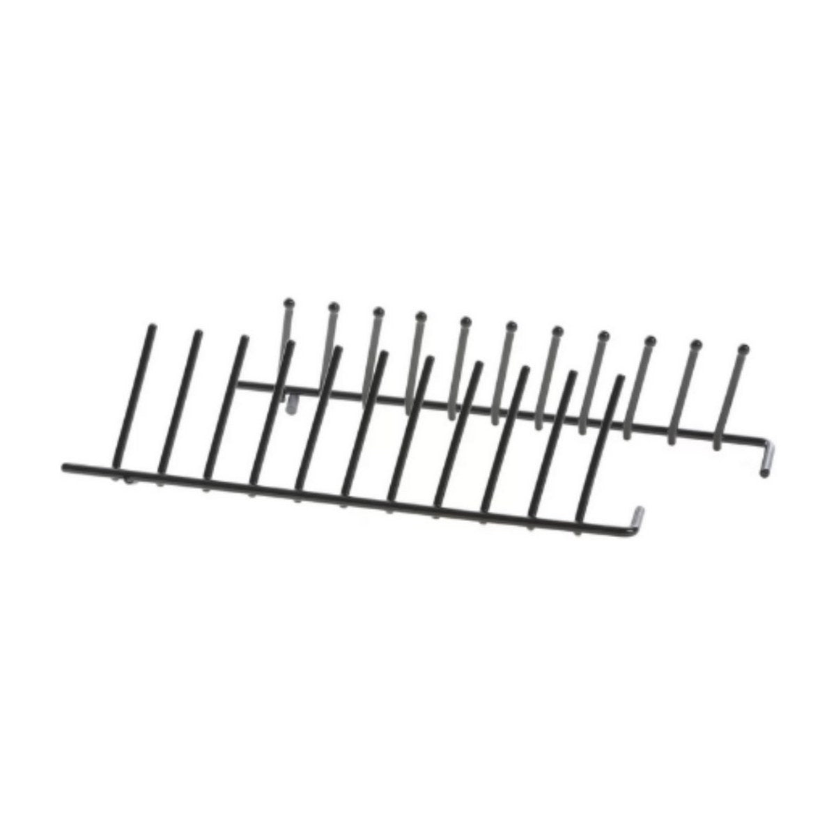 12004140 genuine Bosch dishwasher upper rack front left flip tines, view 2 view 2