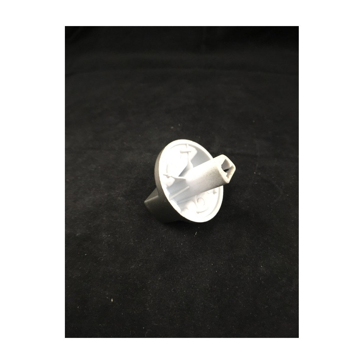 12171100000511 genuine silver oven control knob for Euro and Elfa ovens, view 4 view 4