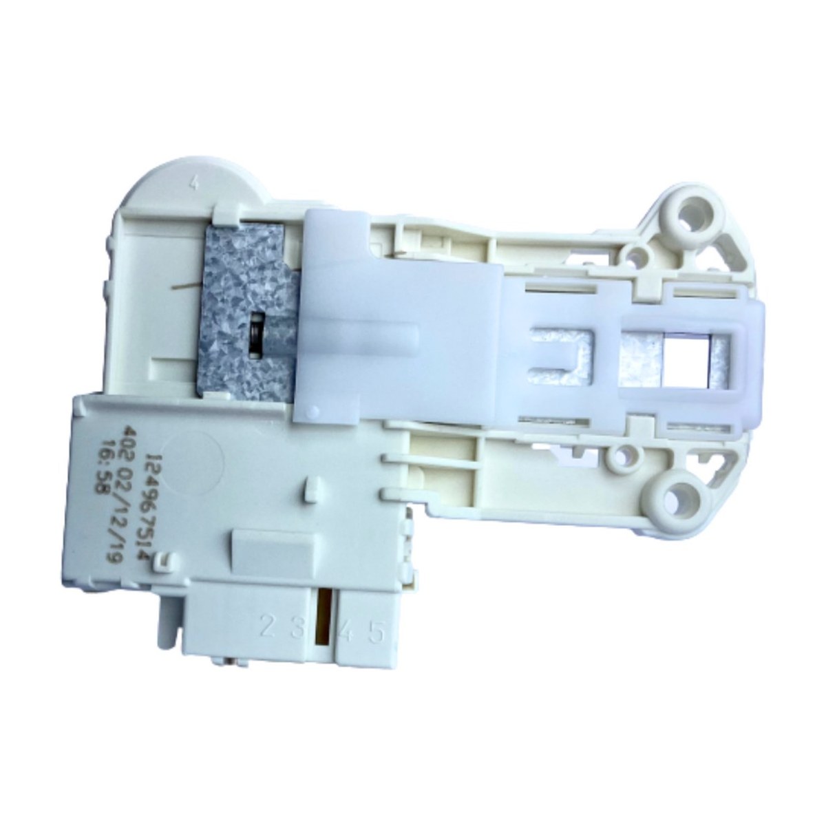 1249675131 genuine 4 pin front load washing machine door lock for AEG and Electrolux