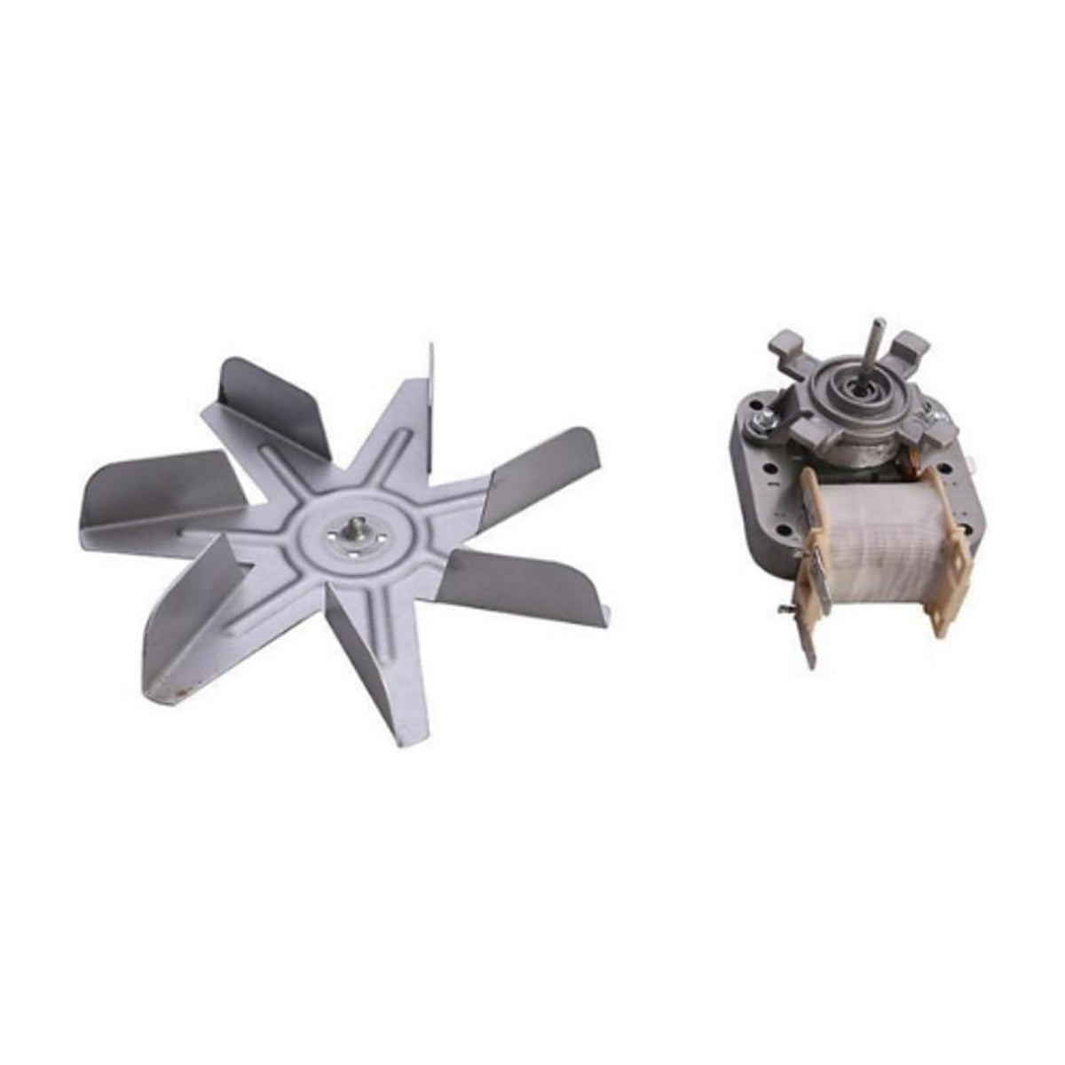 12590190 genuine oven fan motor assembly press-fit for Blanco and Omega ovens, view 2 view 2