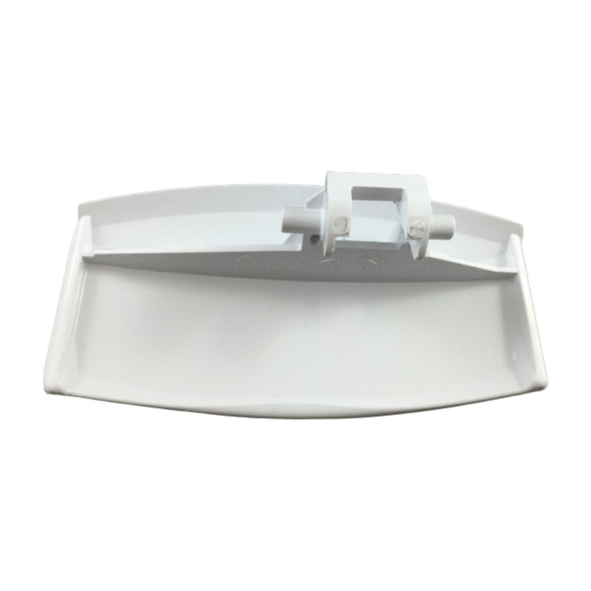 1325486007 genuine white door handle for Simpson front load washing machines, view 2 view 2