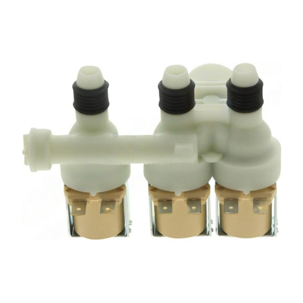 140000916035 genuine triple cold water inlet valve for Simpson, Westinghouse top load washers, view 2 view 2