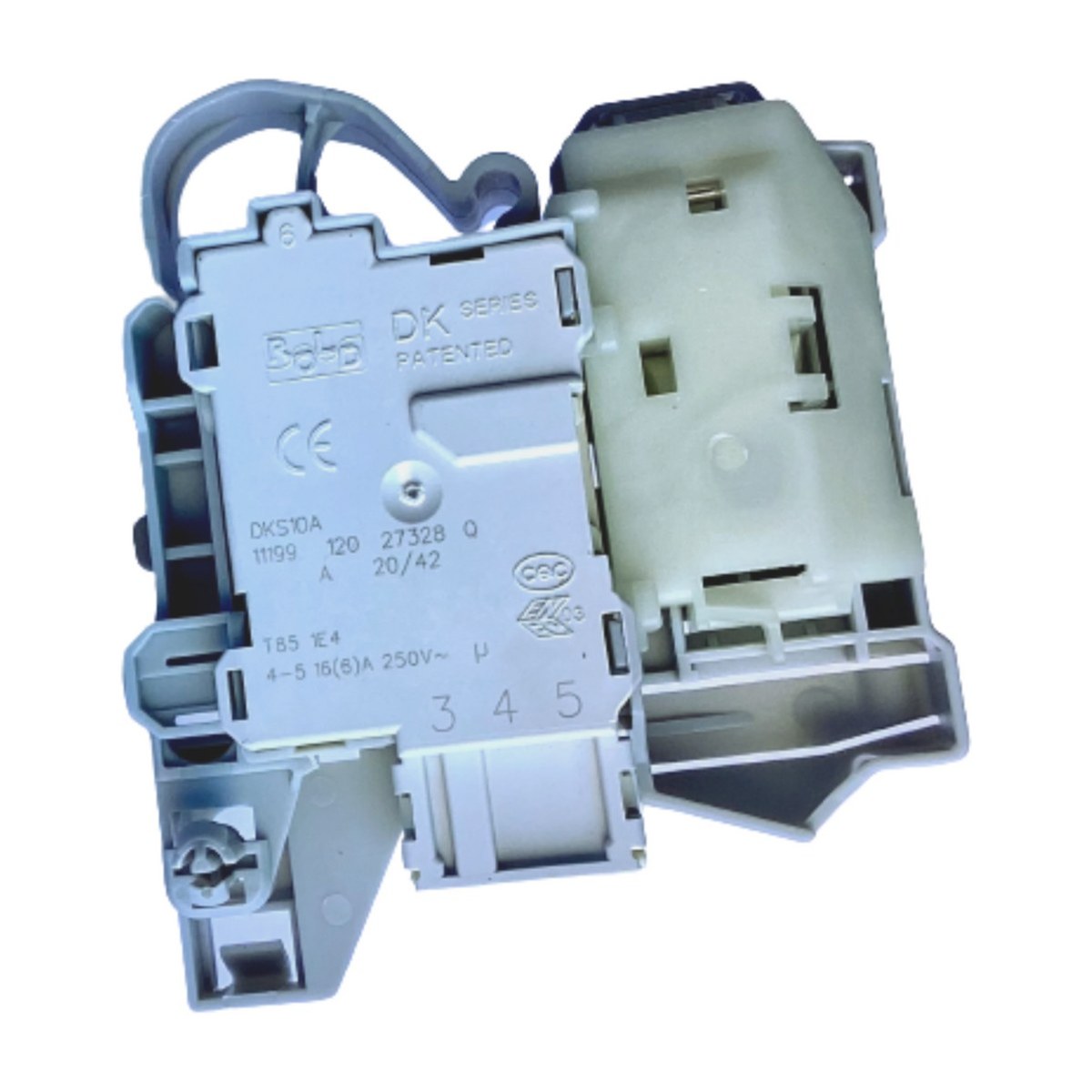140026158075 genuine front load washing machine door lock for Electrolux, Westinghouse, Simpson, AEG, view 3 view 3
