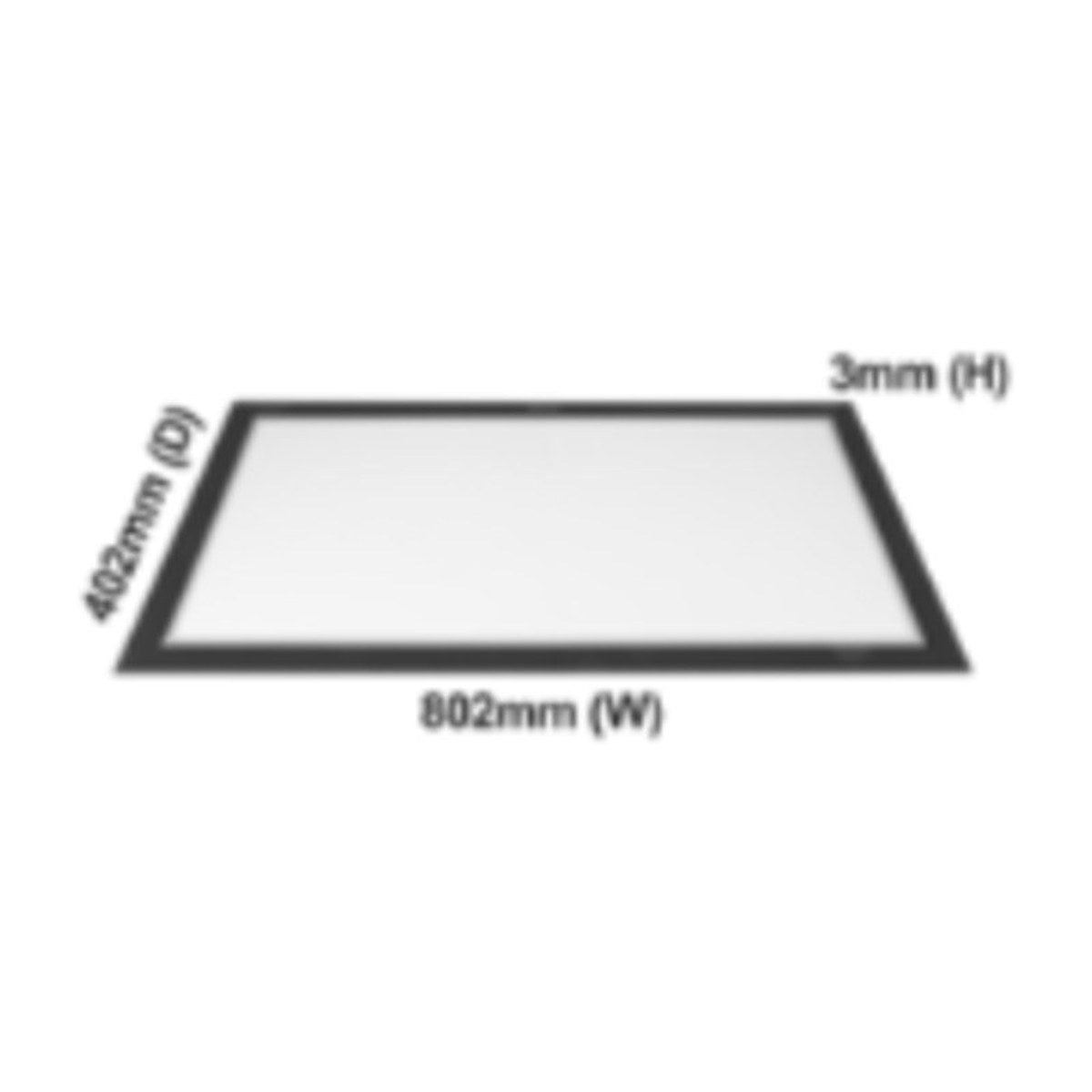 140061701011 genuine pyrolytic oven inner door glass for Westinghouse, AEG and Electrolux, view 3 view 3
