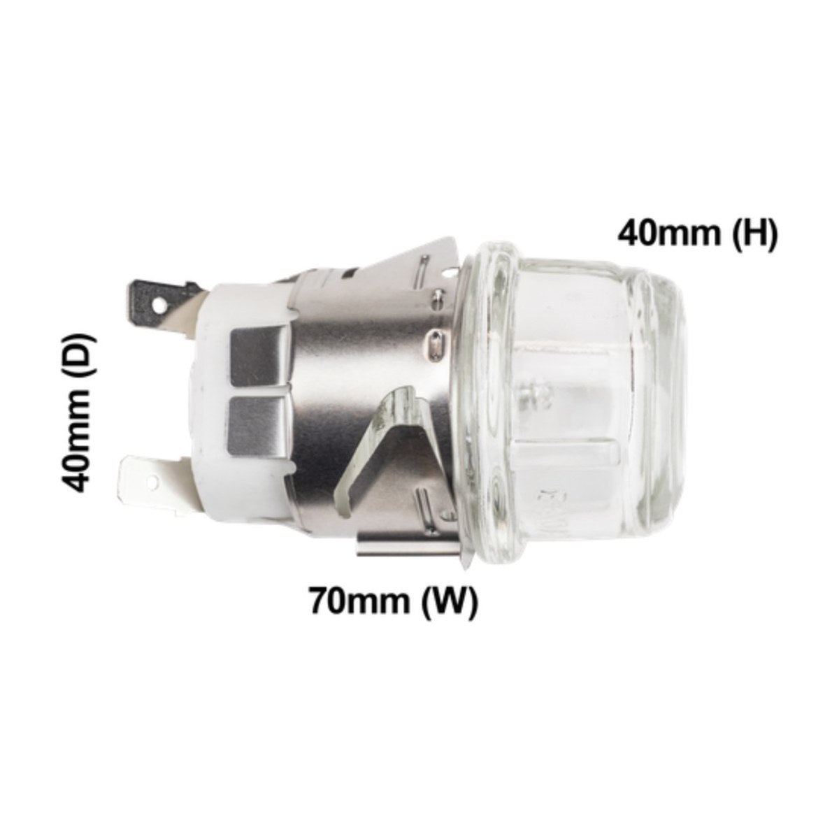140072023058 genuine 25W halogen oven lamp for Westinghouse, Electrolux, AEG and Chef ovens, view 2 view 2