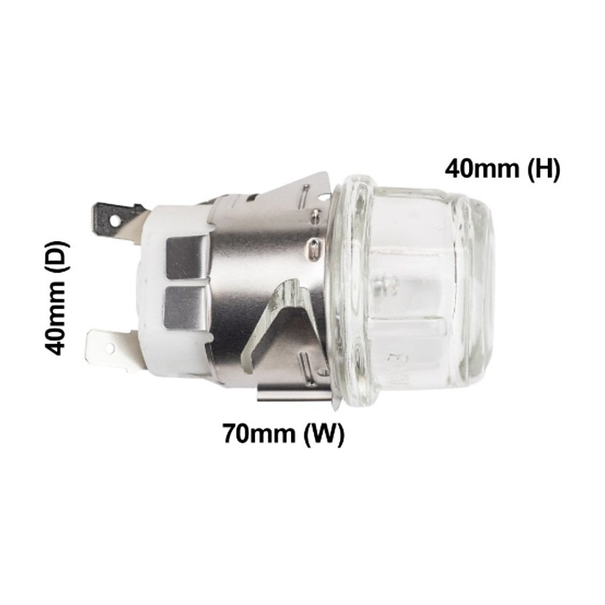 140072023058 genuine 25W halogen oven lamp for Westinghouse, Electrolux, AEG and Chef ovens, view 4 view 4