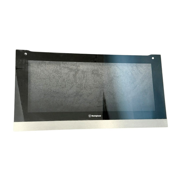 140173324041 genuine Westinghouse outer oven door glass panel, dark, non-pyrolytic