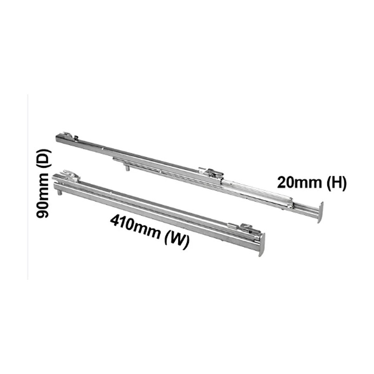 140181583018 genuine Electrolux double extension oven slide rail set