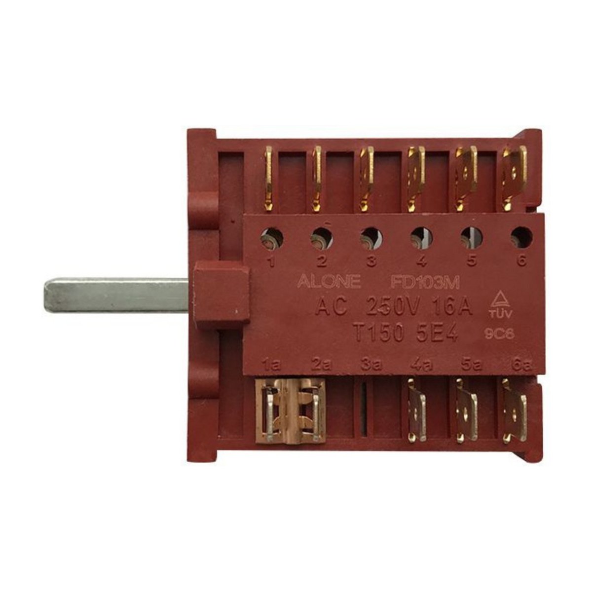 17471100000345 generic 9 position oven function selector switch to suit Euro ovens, view 2 view 2