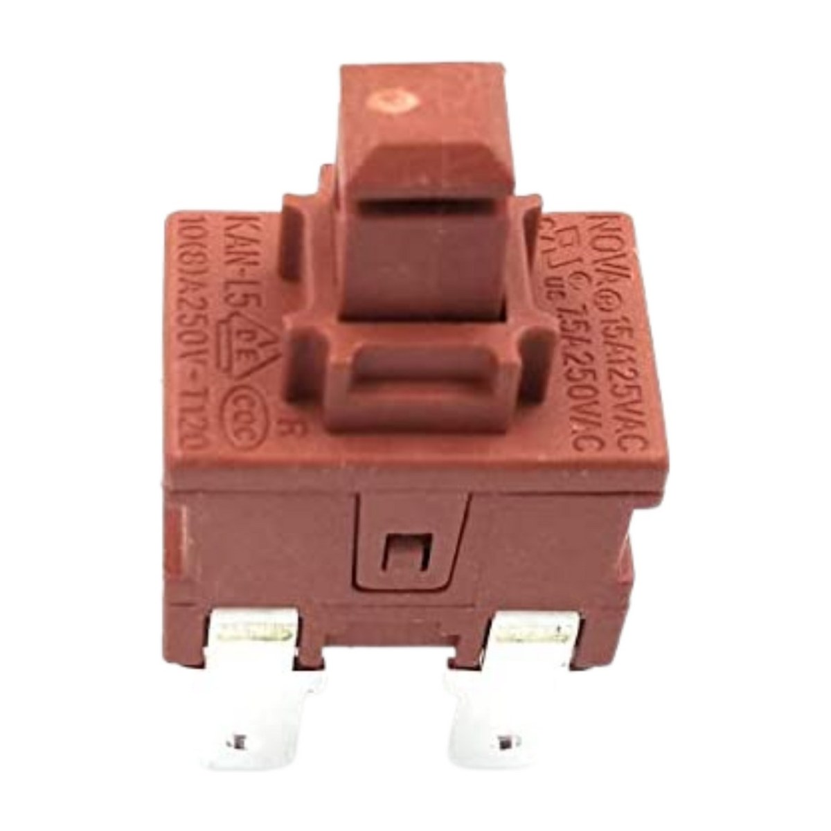 17476000001261 genuine dishwasher power switch for Baumatic and Technika dishwashers, view 2 view 2