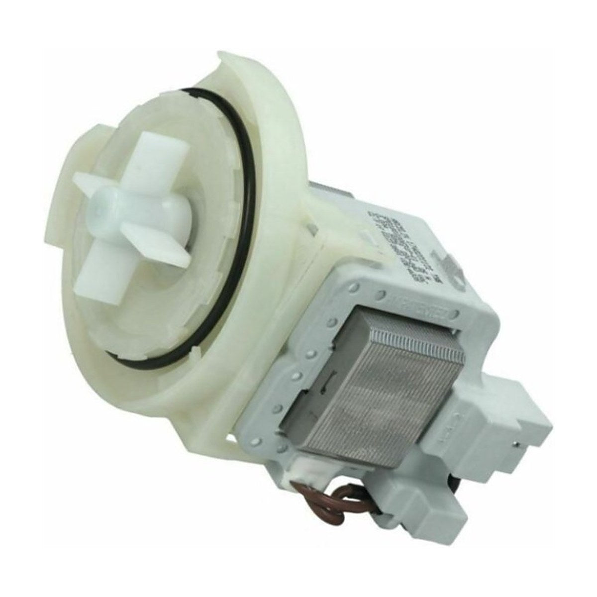 1748200100 genuine Beko dishwasher drain pump, view 3 view 3