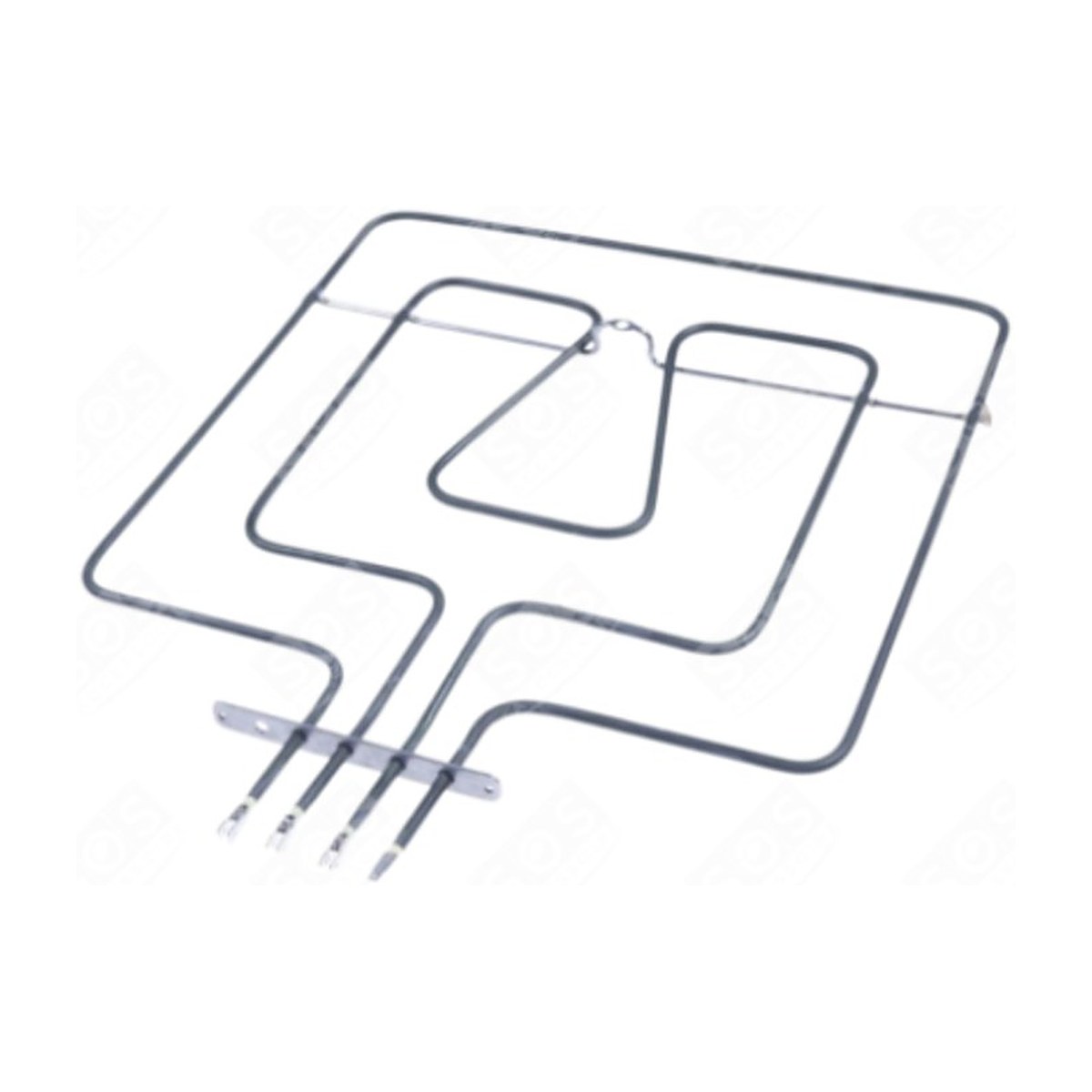 20006486 genuine Bosch oven top element dual circuit 2700W, view 2 view 2