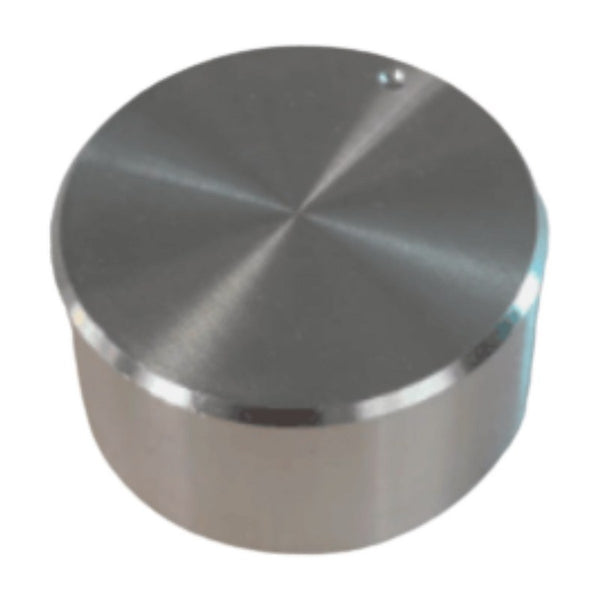 30402500031 genuine light silver control knob for Technika and Euromaid cooktops and ovens