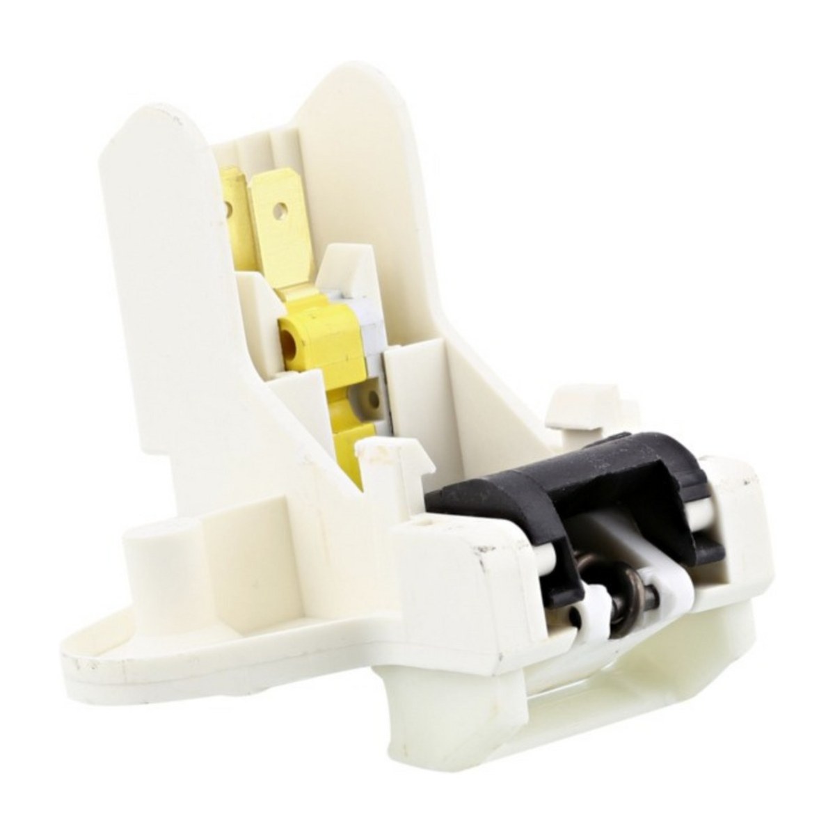 4055283925 genuine dishwasher door latch assembly with bridging plug for Dishlex, Electrolux, Westinghouse, view 2 view 2