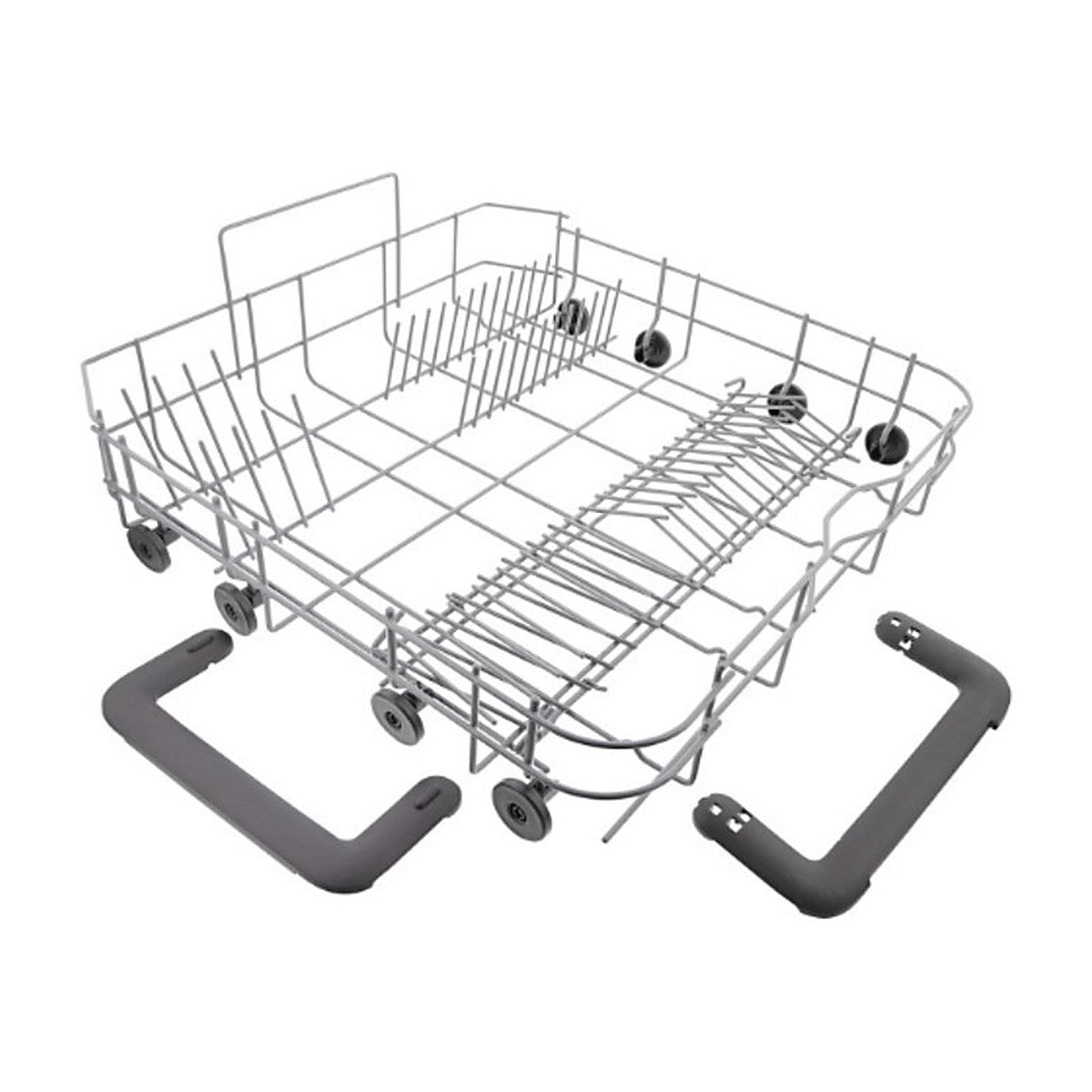 4055385498 genuine Westinghouse dishwasher lower basket assembly, view 4 view 4