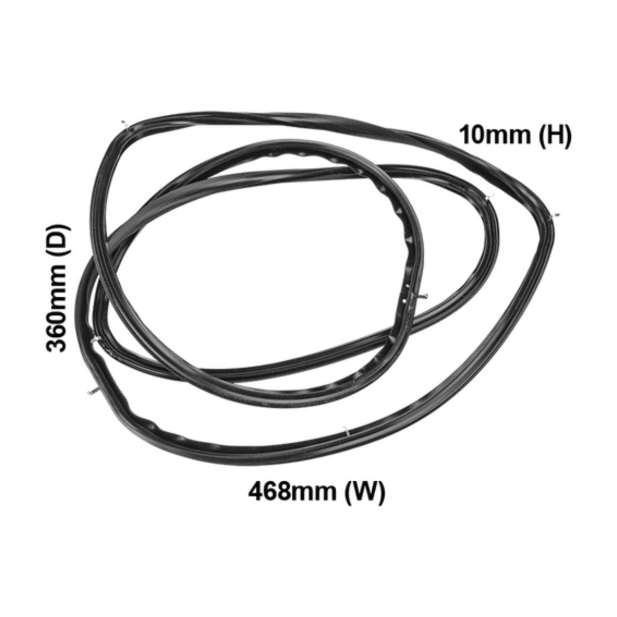 4055470720 genuine oven door seal for Westinghouse, Electrolux and AEG ovens, view 2 view 2