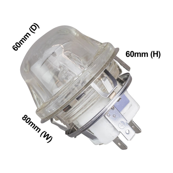 4055548806 genuine 48mm round oven lamp for Westinghouse, Chef and Electrolux ovens