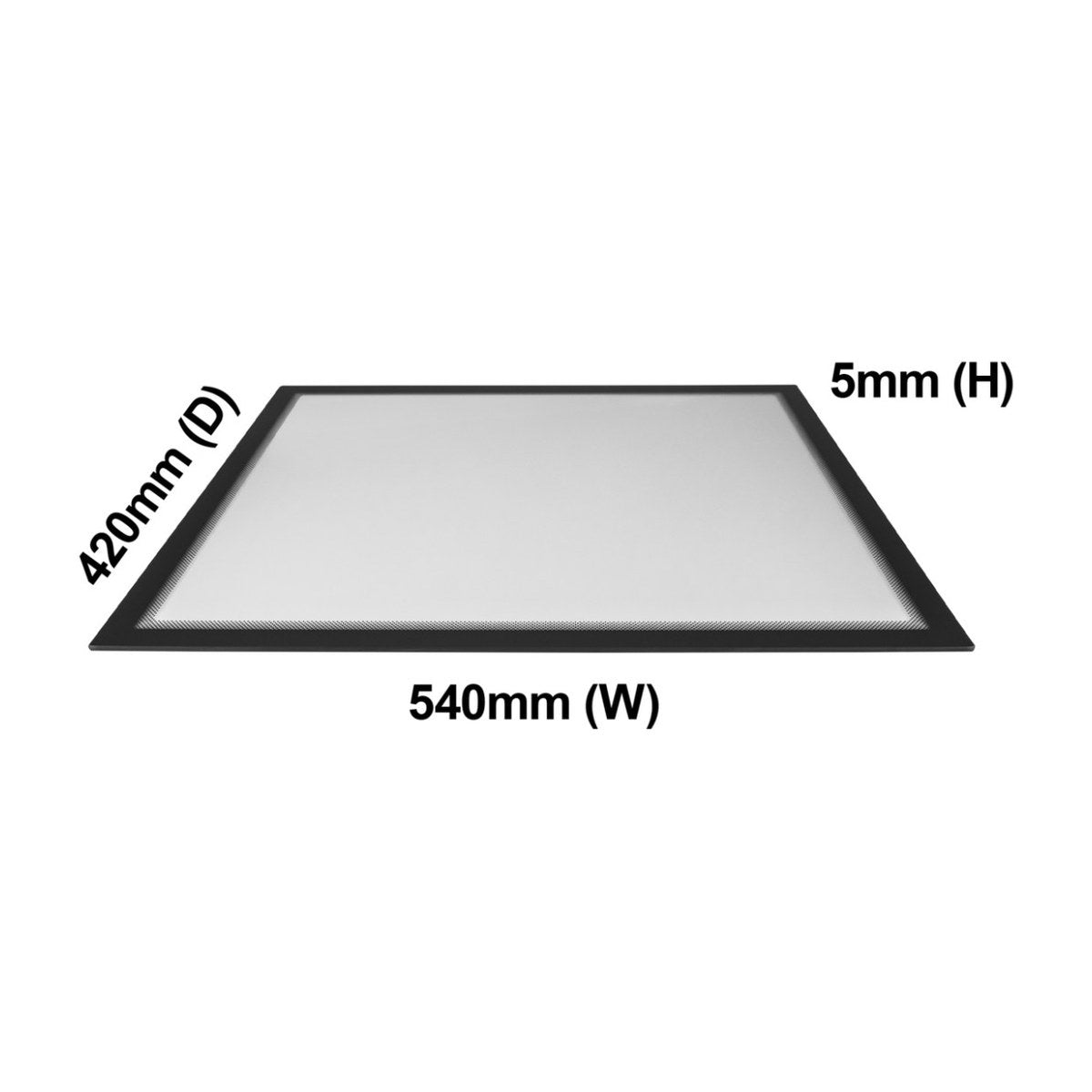 4055549143 genuine inner oven door glass for Westinghouse, Chef and Electrolux ovens, view 2 view 2