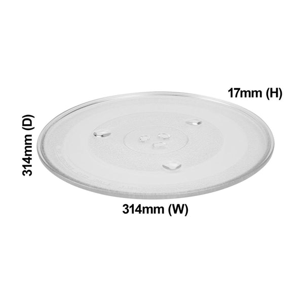 4055559076 genuine Electrolux microwave glass turntable tray