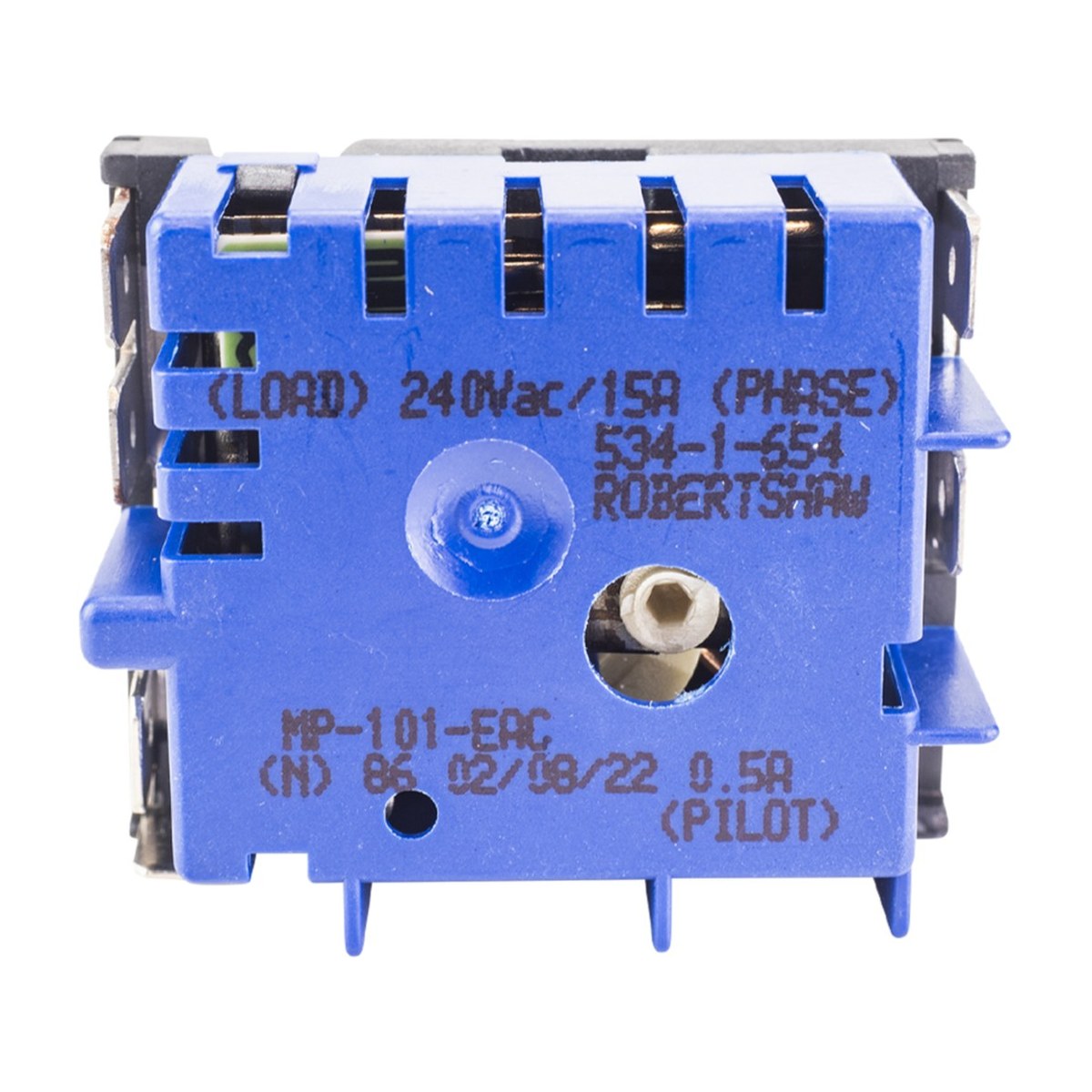 4055562674 genuine MP101 energy regulator with pilot switch for Westinghouse and Chef cooktops, view 2 view 2
