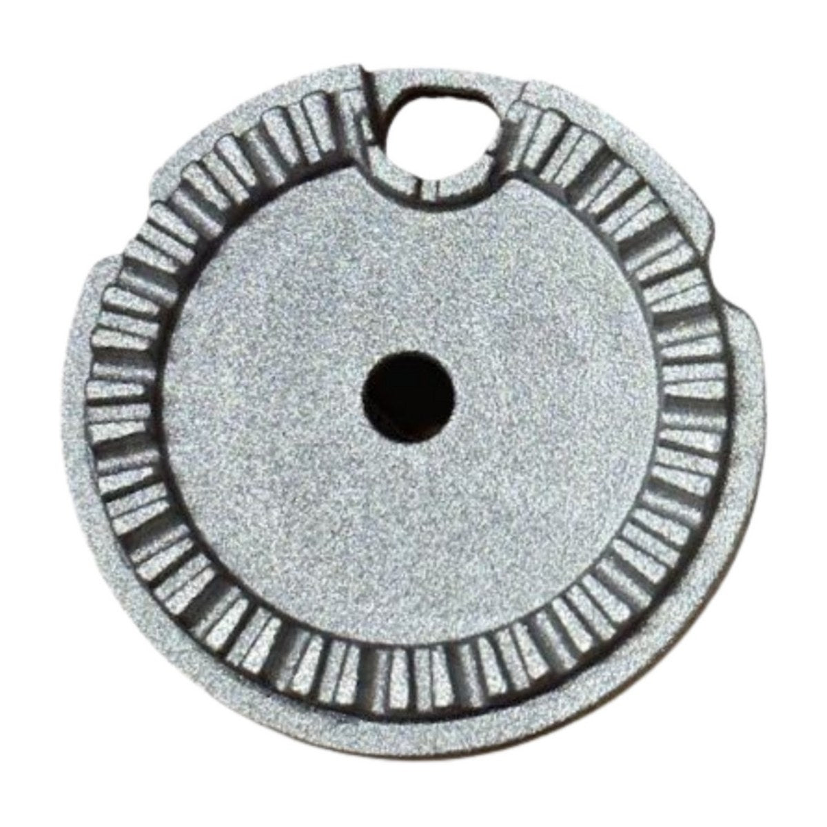4055563391 genuine auxiliary gas burner crown for Chef and Westinghouse cooktops, view 2 view 2