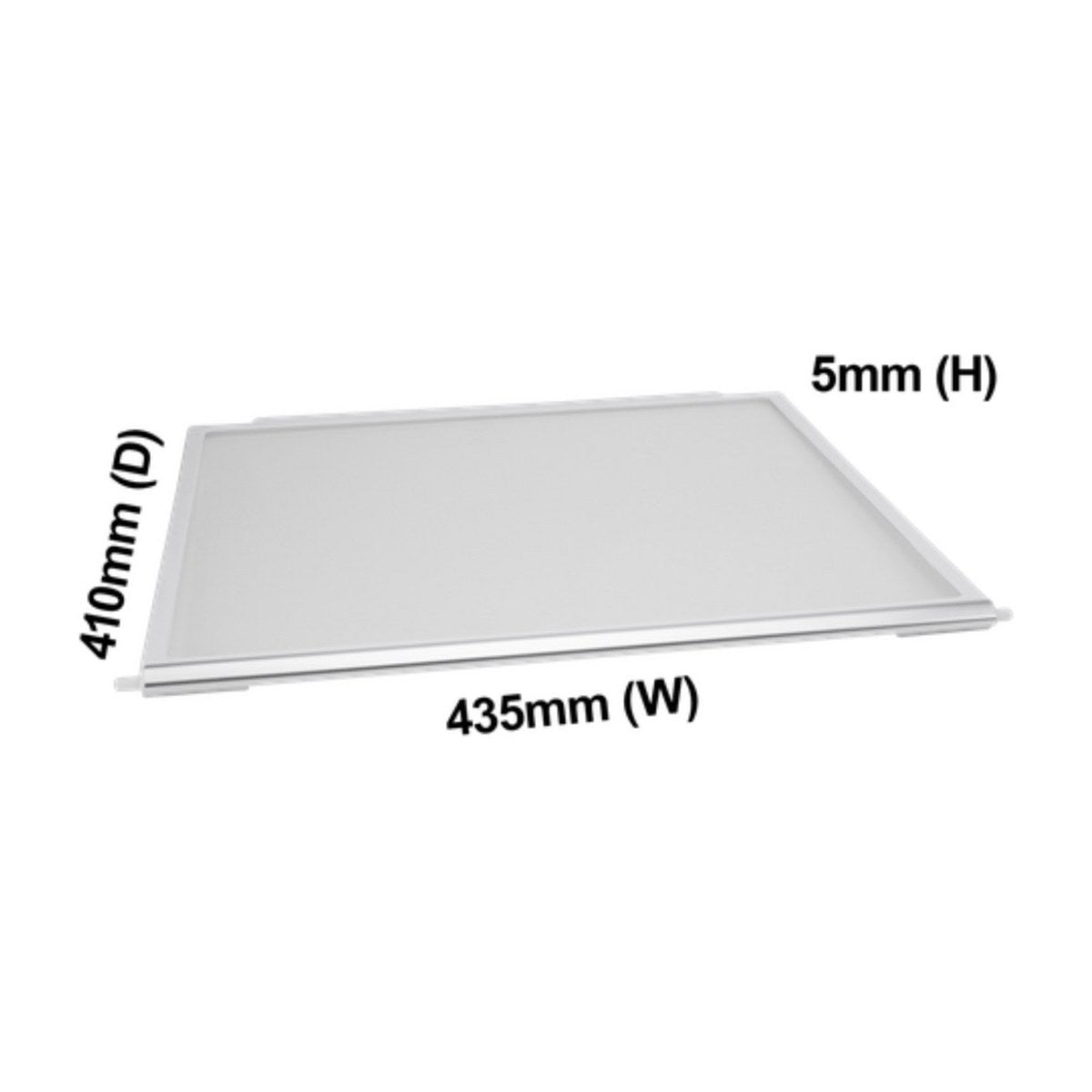 4055563862 genuine Westinghouse WSE6630 side by side fridge glass shelf, view 2 view 2