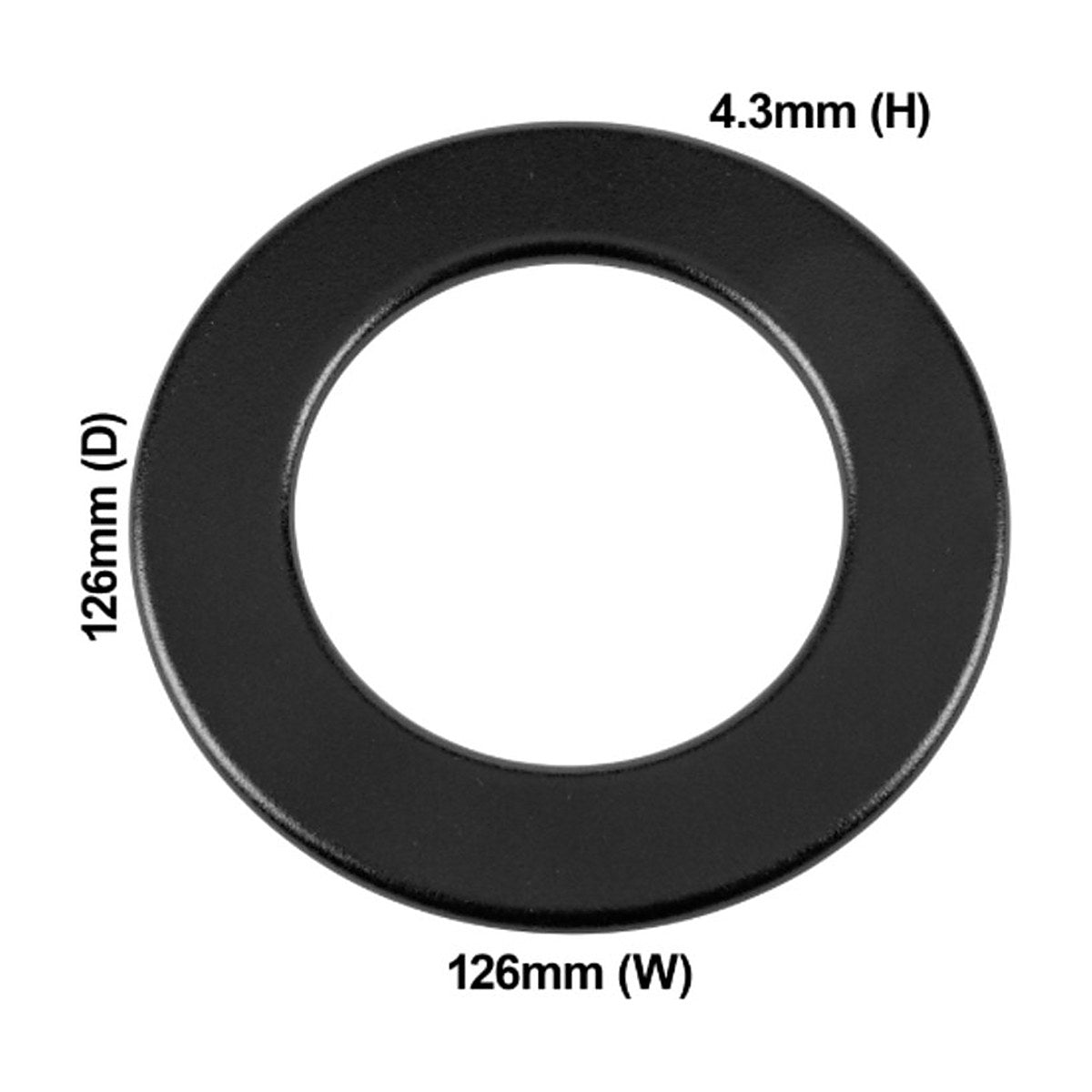 4055565164 genuine matt outer wok burner cap for Westinghouse and Electrolux cooktops, view 2 view 2