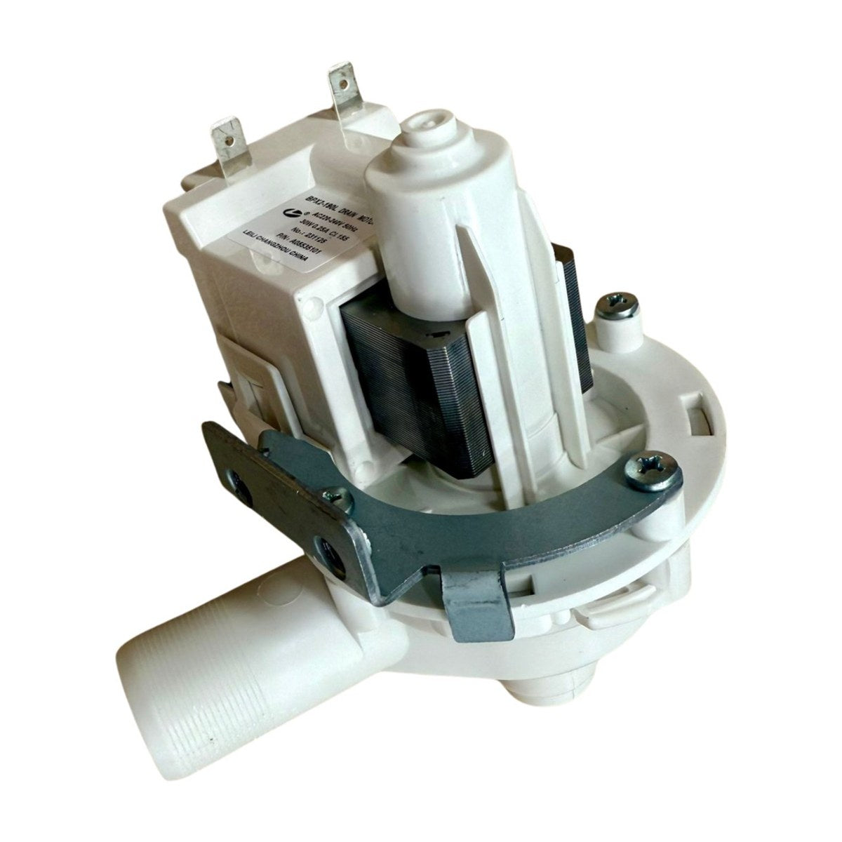 4055578704 genuine 30W drain pump for Simpson, Westinghouse and Electrolux top load washers