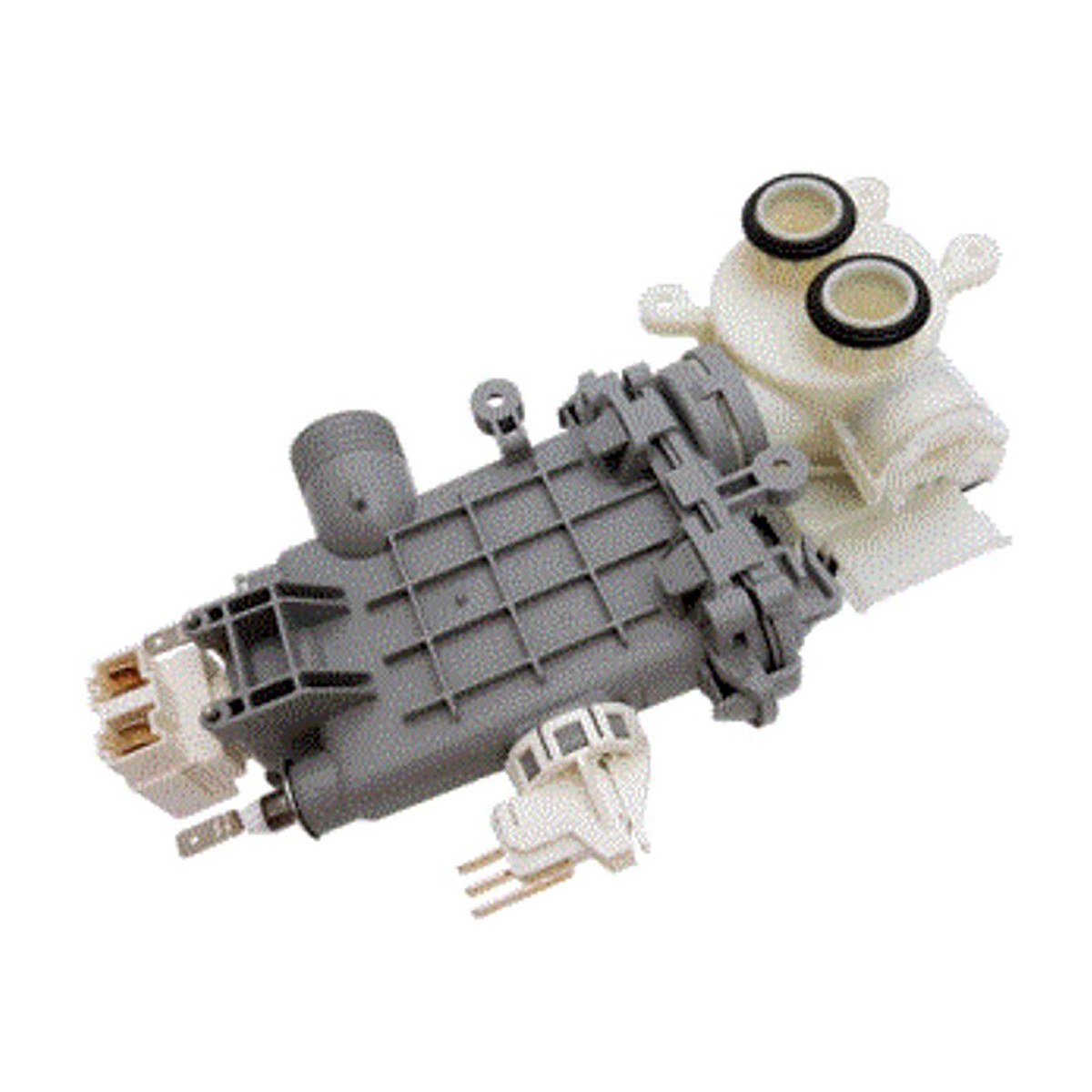 4055711180 genuine Westinghouse dishwasher heater casing with diverter 32004303, view 3 view 3