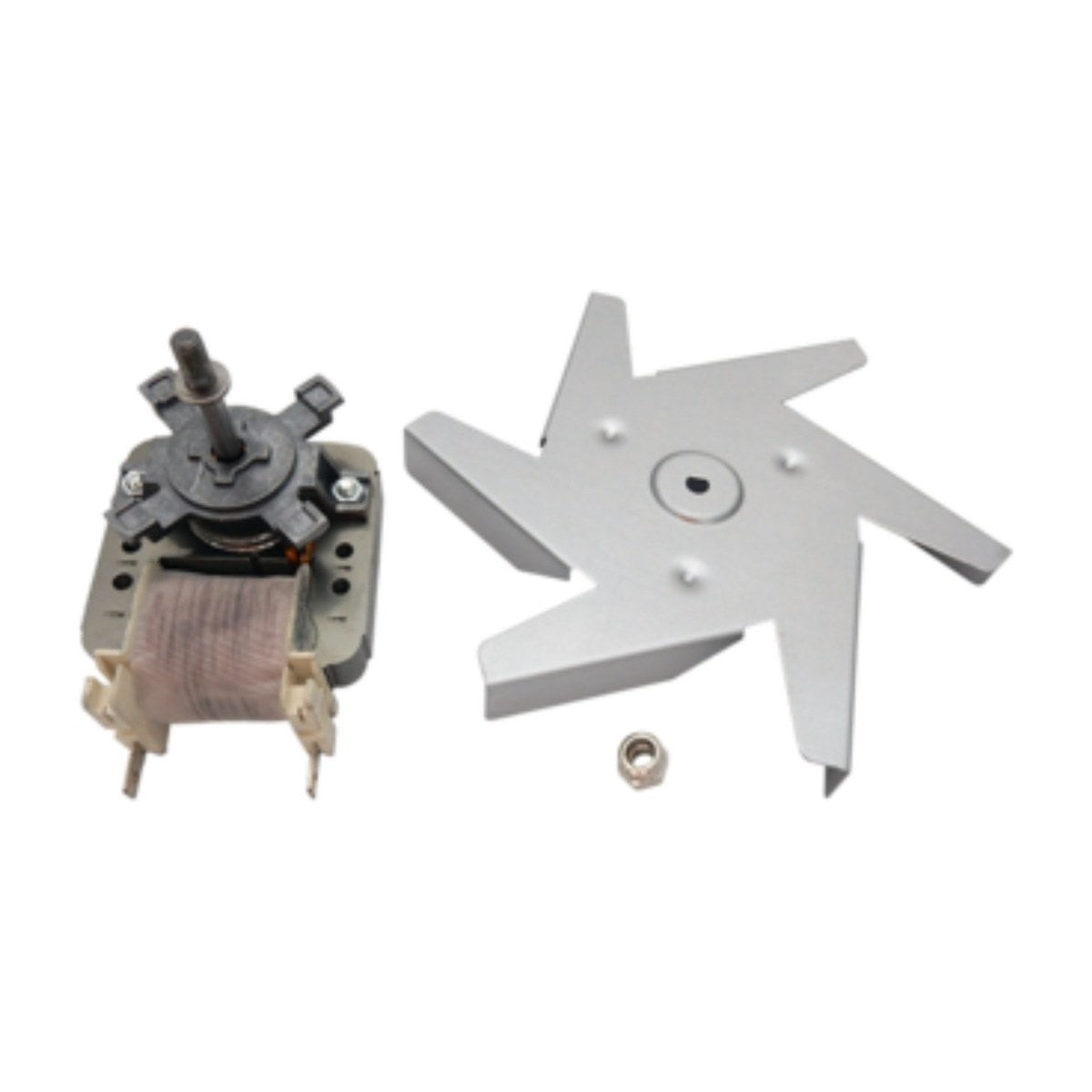 4055733705 genuine oven fan motor kit for Westinghouse, Electrolux, Chef and Simpson fan forced ovens, view 3 view 3