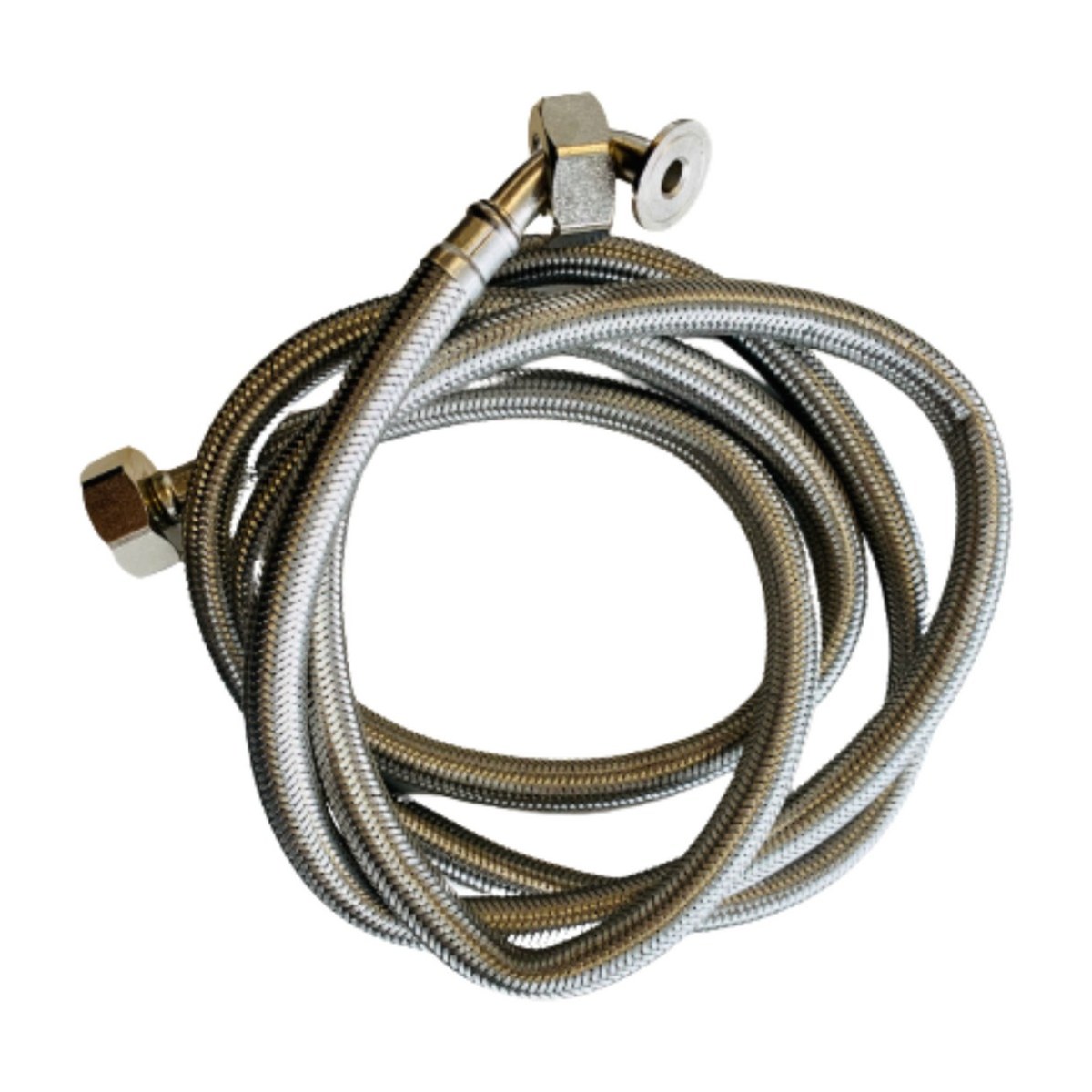 4055733721 genuine 2m stainless steel inlet hose for Dishlex dishwashers, view 2 view 2