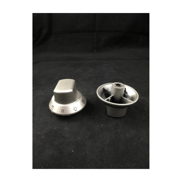 4055918512 genuine Electrolux silver control knob for ovens and cookers
