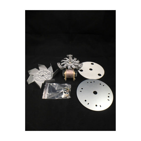 4055918561 genuine Electrolux universal oven fan motor kit with two blades, shield and nut