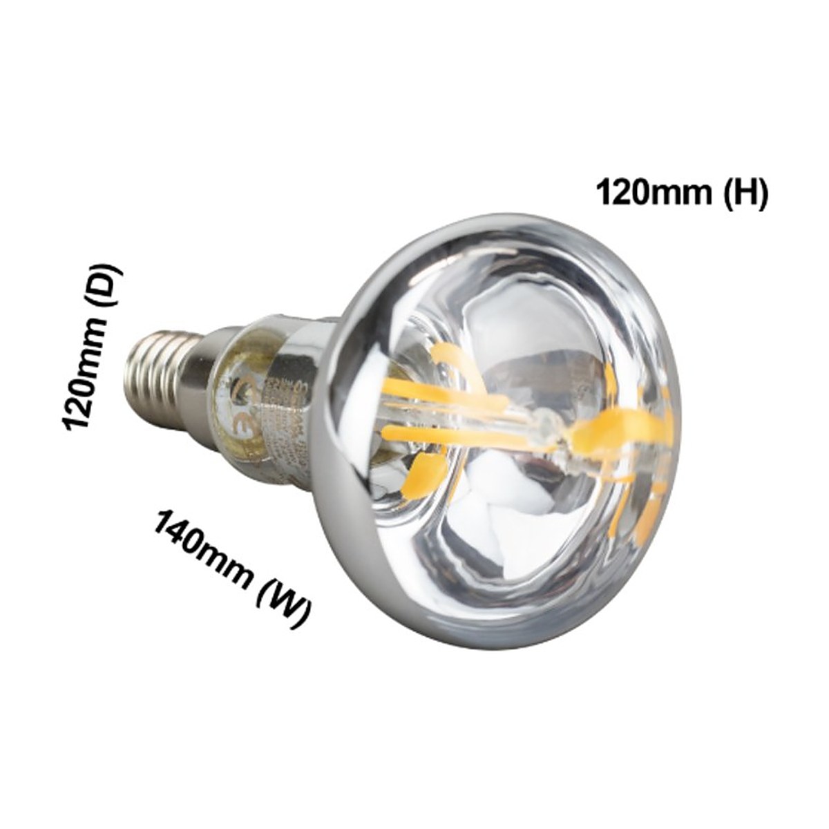 4055921557 genuine Electrolux 2.8W LED R50 E14 reflector globe for rangehoods