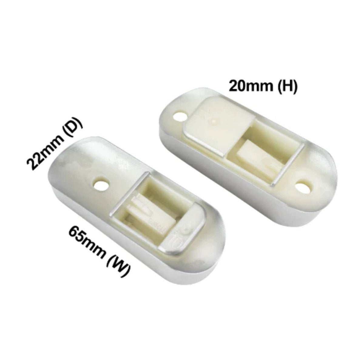 4055922175 genuine freezer drawer handle pedestals pair for Westinghouse fridges, view 3 view 3