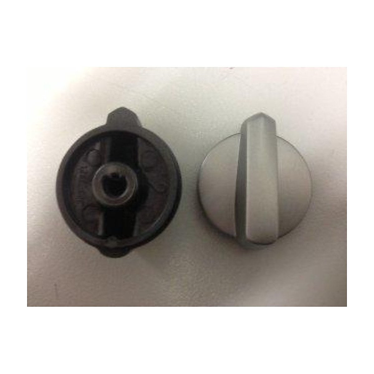 4055980306 genuine silver cooktop control knobs, pack of 5, for Westinghouse and Electrolux cooktops, view 2 view 2