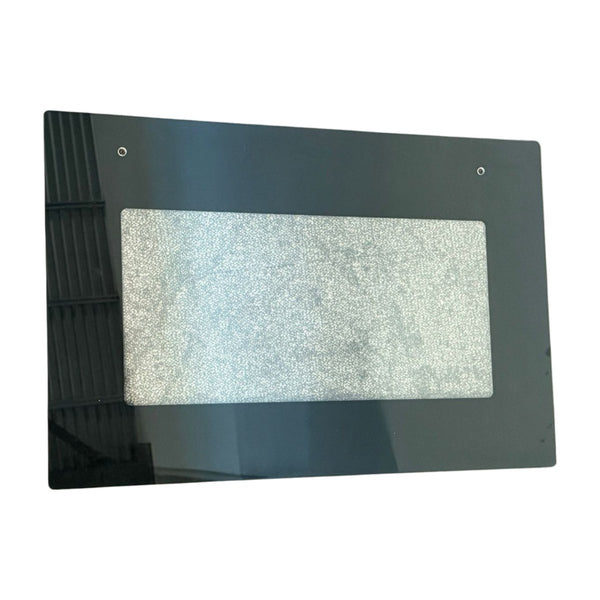 4055980678 genuine oven door glass with brackets for Westinghouse POH967S