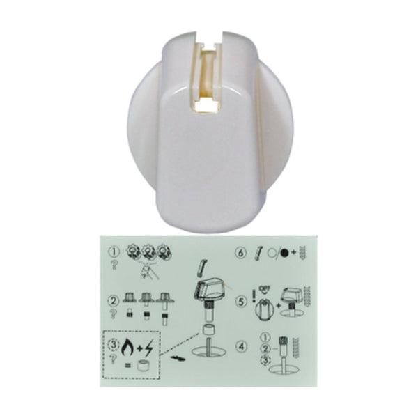 4055986527 genuine Electrolux universal knob 35mm white UK-35W1