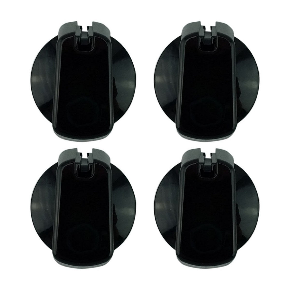 4055986550 genuine universal oven knob kit, 4 black 40mm knobs with decal set