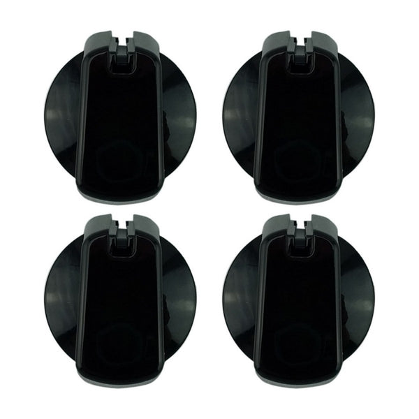 4055986550 genuine universal oven knob kit, 4 black 40mm knobs with decal set