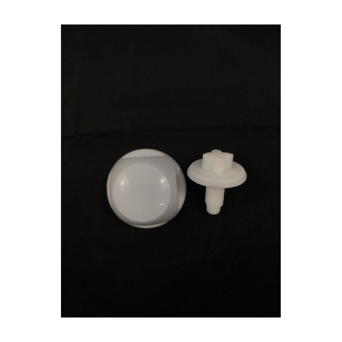 421040P genuine Fisher & Paykel white cap and bolt kit for top load washing machines, view 2 view 2