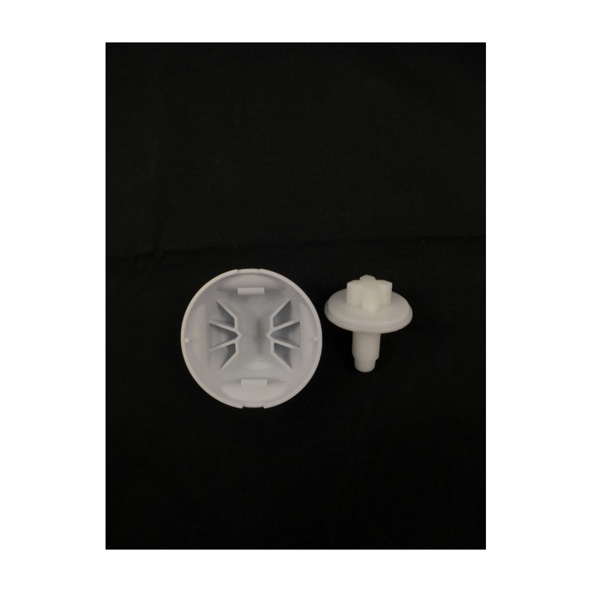 421040P genuine Fisher & Paykel white cap and bolt kit for top load washing machines, view 3 view 3