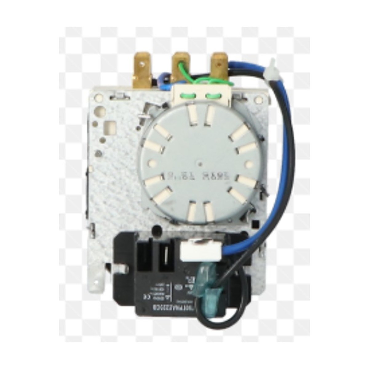 427852 genuine Fisher & Paykel push to start timer for DE40F56A2 and DE50F56A2 dryers, view 2 view 2