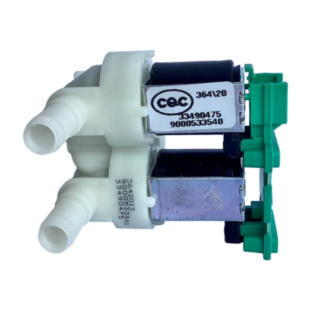 428210 dual water inlet valve 00428210 for Bosch and Indesit washing machines, view 3 view 3