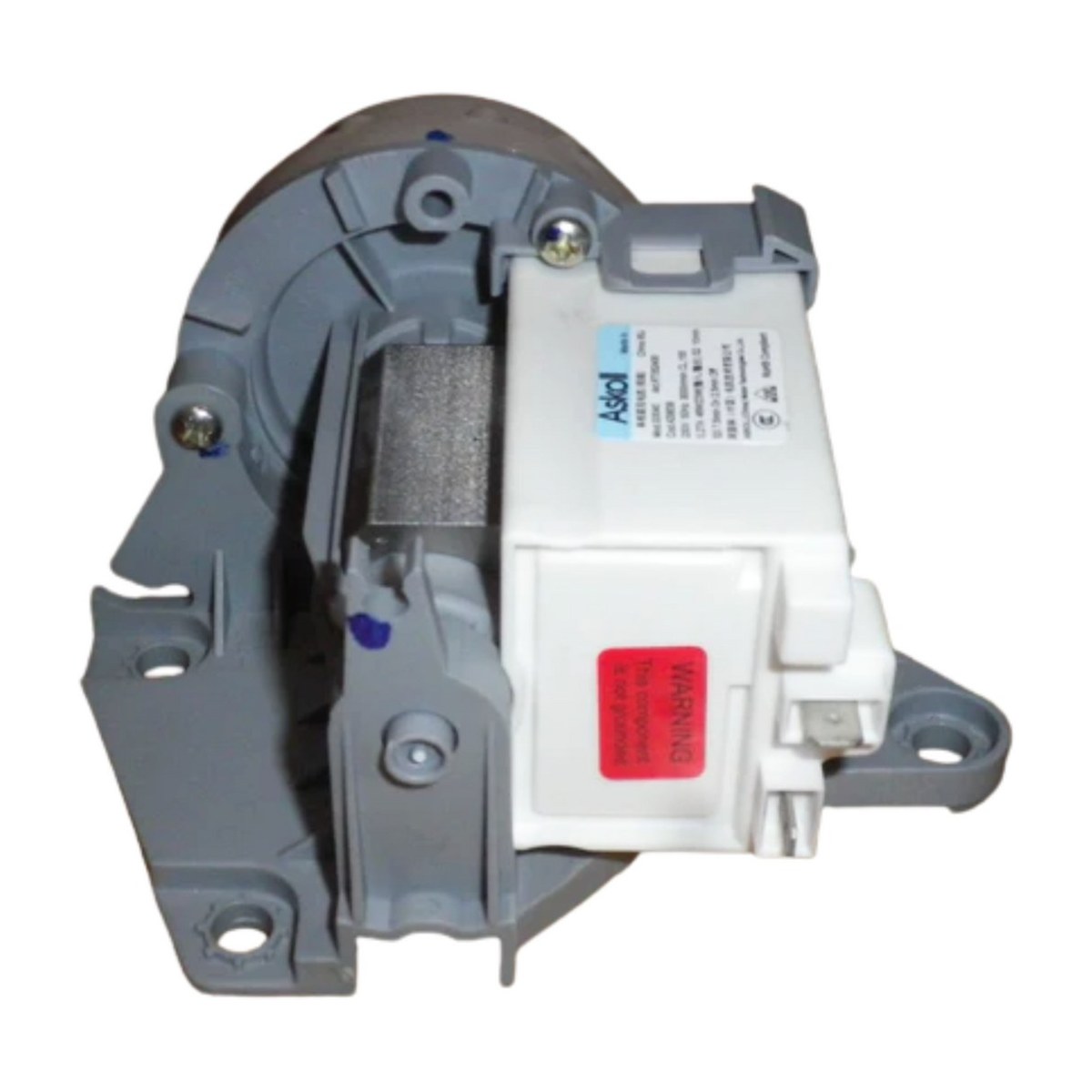 429638P genuine Askoll drain pump assembly for Fisher & Paykel top load washing machines, view 3 view 3