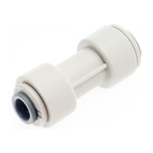 430-516 generic straight reducing connector, 1/4 inch to 5/16 inch tube, for water lines