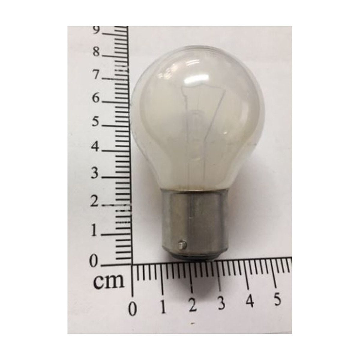 50284394009 genuine 40W 240V BC pearl light globe for Westinghouse fridges and rangehoods, view 2 view 2