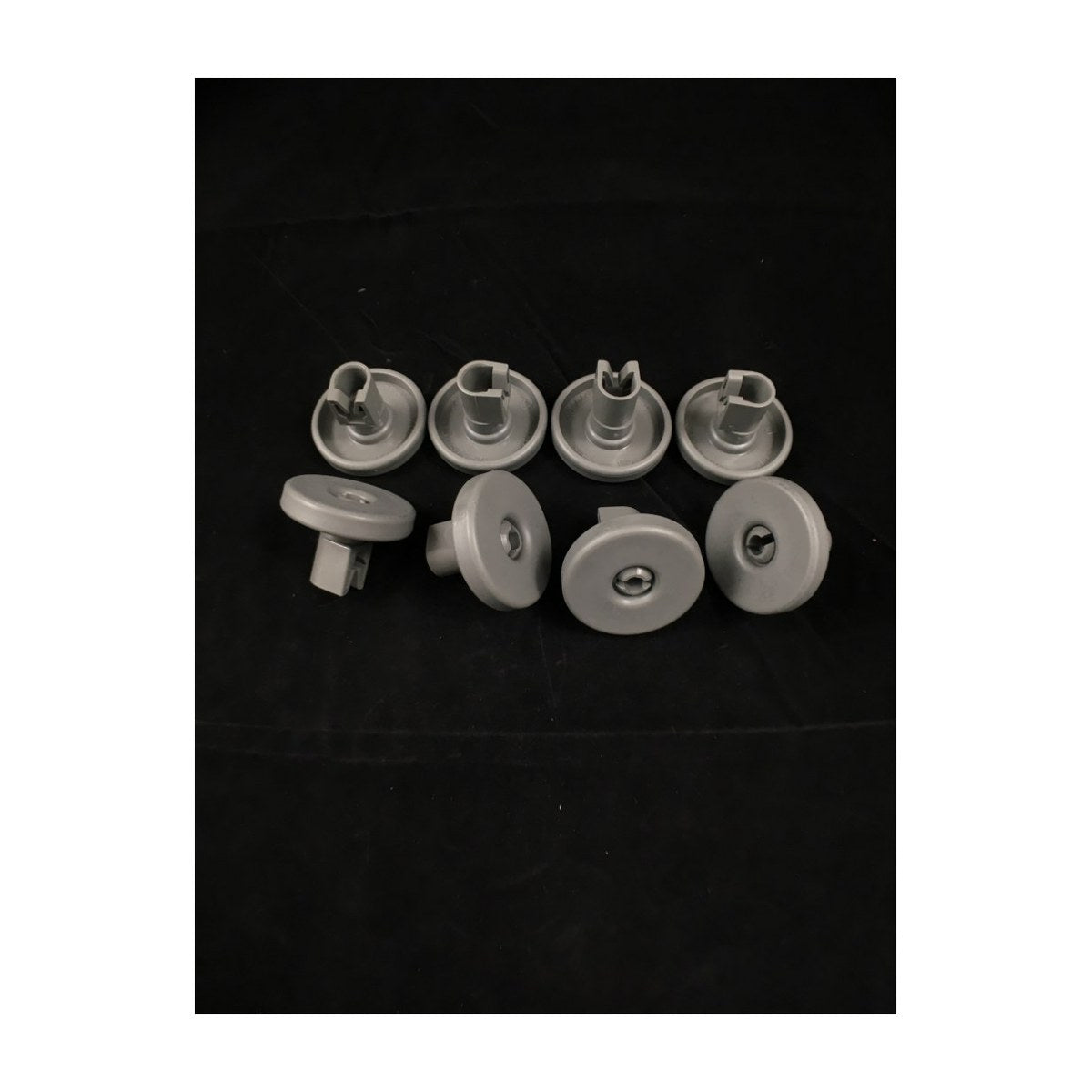 50286965004 genuine dishwasher lower basket wheel kit 8 pieces for Dishlex and Electrolux, view 3 view 3
