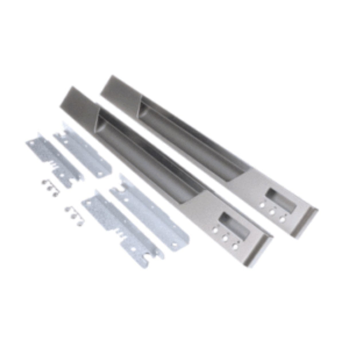 512484P genuine Fisher & Paykel DishDrawer door handle kit silver stainless, view 3 view 3